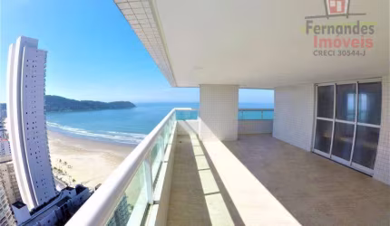 Apartamento com 4 dormitórios à venda, 292 m² por R$ 2.200.000,00 - Vila Guilhermina - Praia Grande/SP