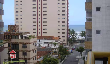 Apartamento semi mobiliado com 2 suítes próximo da praia  à venda, 89 m² por R$ 390.000 - Caiçara - Praia Grande/SP