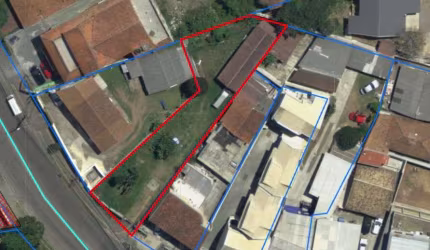 Terreno frente rua, para construção de sobrados