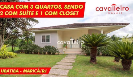 Casa com 3 dormitórios à venda, 280 m² - Ubatiba - Maricá/RJ