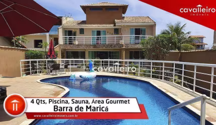 Casa com 4 dormitórios à venda, 261 m² por R$ 1.350.000,00 - Barra de Maricá - Maricá/RJ