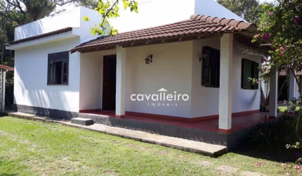 Imóvel com 2 casas, área total 1080m², à venda, por R$ 350.000 - Jacaroá - Maricá/RJ
