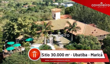 Sítio em Condomínio Rural , com 5 dormitórios à venda, 30000 m² por R$ 3.800.000 - Ubatiba - Maricá/RJ