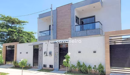 Casa com 3 dormitórios, 1 Suíte com Closet, Churrasqueira,  à venda, 122 m² por R$ 660.000 - Jardim Atlântico Leste (Itaipuaçu) - Maricá/RJ