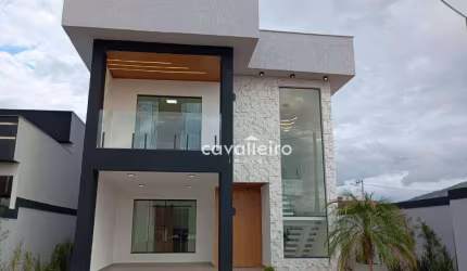 Casa em Condomínio, com 3 quartos, sendo 1 suíte, Piscina, Área Gourmet, com 160 m², à venda por R$ 795.000 - Ubatiba - Maricá/RJ