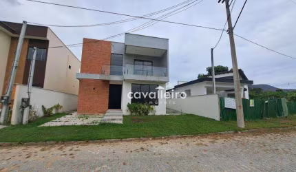 TEM ATÉ SAUNA! CASA 4 QUARTOS, PISCINA E ÁREA GOURMET NO COND. UBÁ EM MARICÁ-RJ