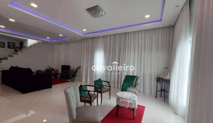 Casa com 5 dormitórios à venda, 414 m²  - Condomínio New York - Flamengo - Maricá/RJ