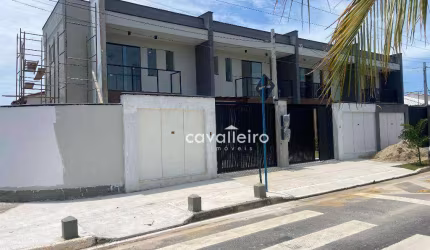 Casa Duplex com 2 dormitórios à venda, 80 m² por R$ 500.000 - Jardim Atlântico Central (Itaipuaçu) - Maricá/RJ