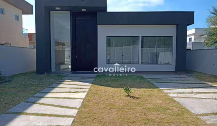 Casa condomínio Solaris, 4 dormitórios, 2 suítes, 140 m² - Cajueiros (Itaipuaçu) - Maricá/RJ