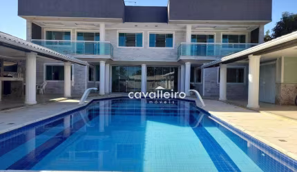 Casa Condomínio Lagoa Azul, Área Gourmet, Piscina, com 4 dormitórios à venda, 260 m² - Itapeba - Maricá/RJ