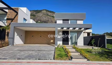 Casa no Condomínio Alphaville 2, Piscina, Área Gourmet, com 3 dormitórios à venda, 197 m² por R$ 1.100.000 - Inoah - Maricá/RJ