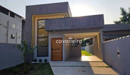 Casa com 2 Quartos, Sendo 1 Suíte, à venda, 81 m² por R$ 440.000 - Maricá/RJ
