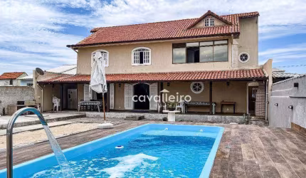 CASA PÉ NA AREIA EM GUARATIBA - MARICÁ-RJ EM UM TERRENÃO DE 960m2- 3 QUARTOS, PISCINA E ENERGIA SOLAR!