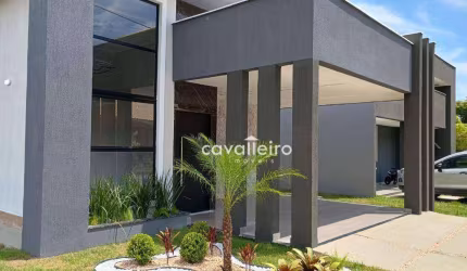 Casa no Condomínio Vivere, 3 quartos sendo 1 suíte com closet, com área gourmet, com 122 m², à venda por R$ 600.000,00 , Maricá - Rj