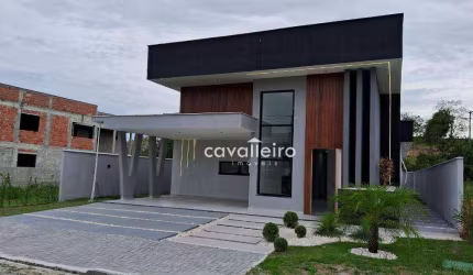 Casa no Condomínio Ubá, 4 quartos , sendo 2 suítes, piscina e área gourmet, à venda por R$ 1.150.000, Maricá - Rj