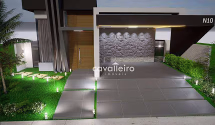 Casa Moderna no Condomínio Alphaville 1, 3 suítes, com 162 m², à venda por R$ 1.200.000 , Maricá- Rj