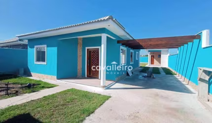Casa com 3 dormitórios à venda, 117 m² - Jardim Atlântico Leste - Maricá/RJ