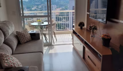 Apartamento 3 Dorm no Portal do Morumbi, MOBILIADO!!!!