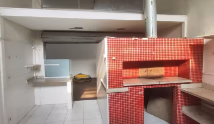 Ponto comercial para LOCAÇÂO, PRONTO para PIZZARIA com FORNO a LENHA