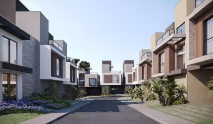 Casa no BACACHERI  3 SUÍTES, 4 BANHEIROS, 2  VAGAS