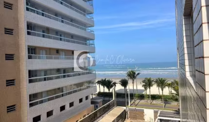 Apartamento Vista Mar, 1 dorm, Mobiliado, Real, Praia Grande
