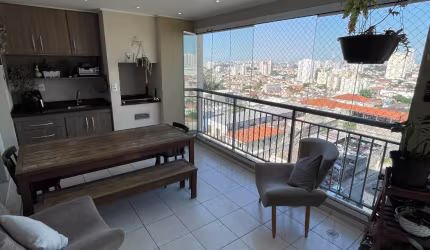Excelente varanda gourmet no Tucuruvi