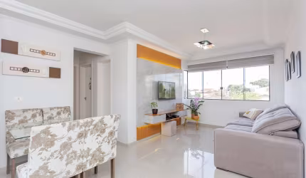 Apartamento para Venda em São José dos Pinhais, Cidade Jardim, 2 dormitórios, 1 suíte, 2 banheiros, 1 vaga