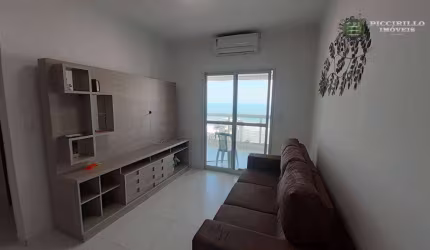 belissimo apartamento 2 dormitórios 1 suíte mobiliado linda vista para o mar a venda na tupi - Praia Grande - SP