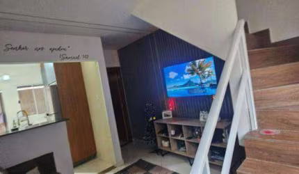 Casa com 2 dormitórios para alugar, 50 m² por R$ 1.800,00/mês - Jardim Melvi - Praia Grande/SP