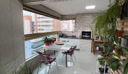 Apartamento com 3 dormitórios à venda, 133 m² por R$ 850.000,00 - Aviação - Praia Grande/SP