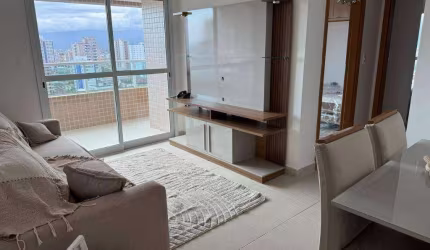 Apartamento com 2 dormitórios à venda, 70 m² por R$ 530.000 - Aviação - Praia Grande/SP