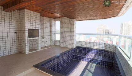 Apartamento com 4 dormitórios à venda, 205 m² por R$ 2.695.000 - Canto do Forte - Praia Grande/SP