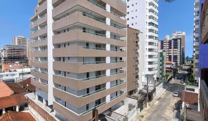 Apartamento com 2 dormitórios à venda, 78 m² por R$ 470.000 - Aviação - Praia Grande/SP