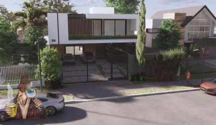 Sobrado com 4 dormitórios à venda, 371 m² por R$ 3.800.000,00 - Mercês - Curitiba/PR
