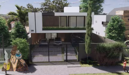 Sobrado com 4 dormitórios à venda, 371 m² por R$ 3.800.000,00 - Mercês - Curitiba/PR