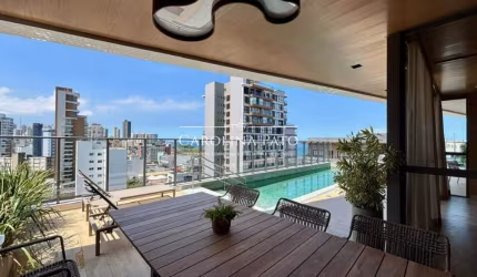 Apartamento novíssimo com1/4 e sala, mobiliado na Barra