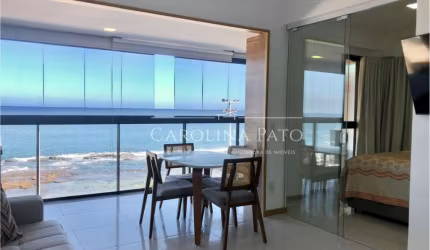 Apartamento com vista frontal mar