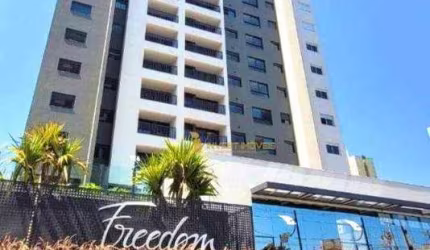Apartamento com 1 dormitório para alugar, 43 m²  - Gleba Palhano - Londrina/PR