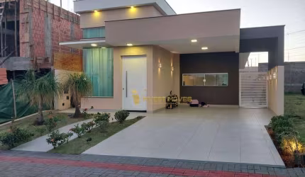 Casa com 3 dormitórios para alugar, 143 m² - Aquaville - Londrina/PR