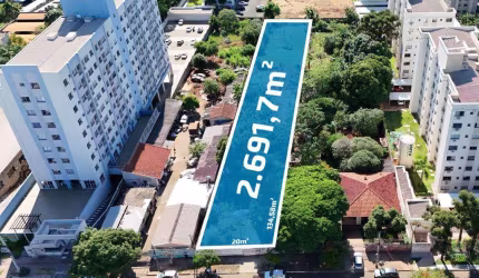 Terreno à venda em Maringá, Jardim Alvorada, com 2691.7 m²