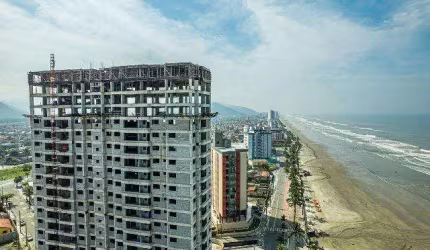 Apartamento para Venda em Mongaguá, Jardim Praia Grande, 3 dormitórios, 1 suíte, 1 banheiro, 2 vagas