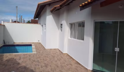 Casa para Venda em Itanhaém, Tupy, 3 dormitórios, 1 suíte, 1 banheiro, 1 vaga
