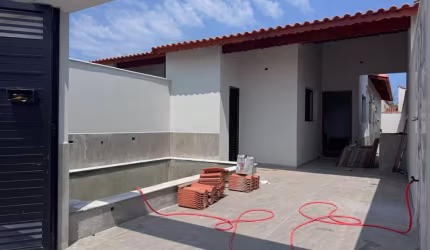 Casa para Venda em Itanhaém, Bopiranga, 3 dormitórios, 1 banheiro, 2 vagas