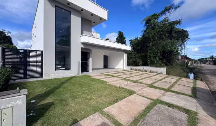 Casa em Condomínio para Venda em Peruíbe, Jardim São Luis, 3 dormitórios, 2 suítes, 1 banheiro, 1 vaga
