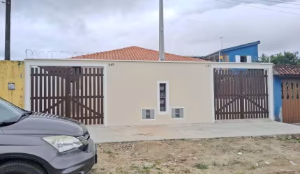 Casa para Venda em Itanhaém, São Fernando, 2 dormitórios, 1 banheiro, 2 vagas