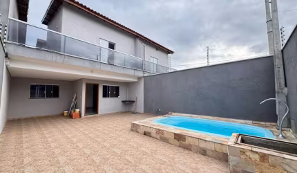 Casa para Venda em Itanhaém, Suarão, 4 dormitórios, 2 suítes, 1 banheiro, 2 vagas
