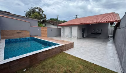 Casa para Venda em Itanhaém, Belas Artes, 2 dormitórios, 1 suíte, 1 banheiro, 3 vagas