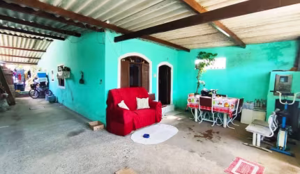 Casa para Venda em Itanhaém, Palmeiras, 2 dormitórios, 1 banheiro, 3 vagas