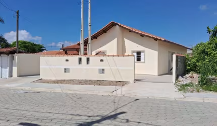 Casa para Venda em Itanhaém, Palmeiras, 2 dormitórios, 1 banheiro, 2 vagas