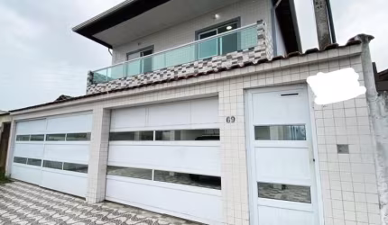 Casa Sobreposta para Venda em Praia Grande, Jardim Princesa, 2 dormitórios, 1 banheiro, 1 vaga